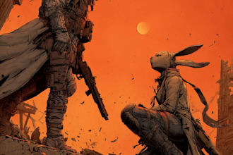 comic book illustration with comic book illustrator