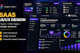 design a high converting saas web app UI UX in figma