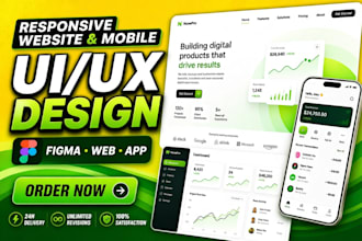 design high converting figma website, figma landing page, figma ui UX mockup