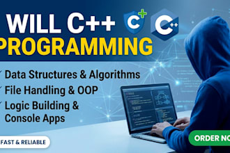 solve complex oop, data structures, and logic in c plus plus or java