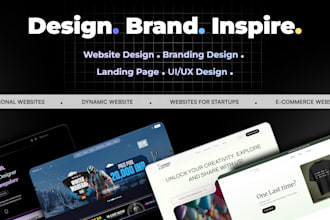 design a brand identity and website built to convert