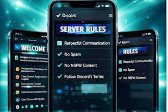 create and set up a professional discord server