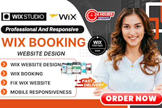 wix website redesign wix website design  wix booking system appointment website