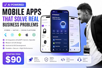 develop ai powered hybrid and native mobile apps