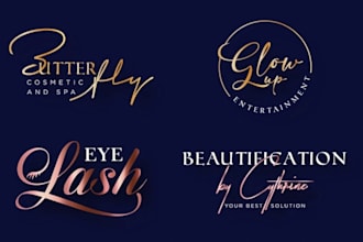 design signature logo, branding kit, brand identity for you