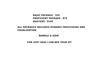 professinally mix your song or beat to industry standard
