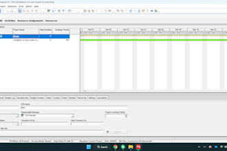 develop wbs, schedule, and reports in primavera p6