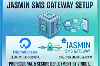 setup, configure and secure jasmin SMS gateway on any cloud server