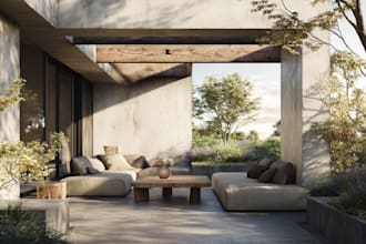 create photorealistic outdoor renders, landscape design