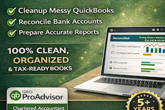 do quickbooks cleanup and catch up