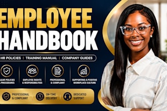 create employee handbooks, sops, and training manuals