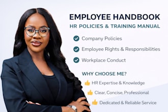 create professional employee handbooks, training manuals, and HR policies