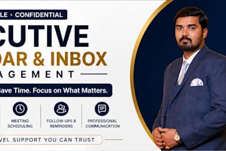 manage your calendar, inbox and scheduling as an executive assistant