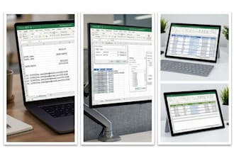 clean, format, merge, split and excel data