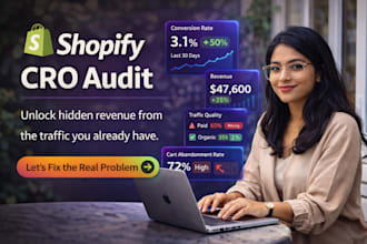 do a shopify cro audit and store development
