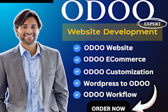 develop, design, redesign, and customize your odoo website design and ecommerce