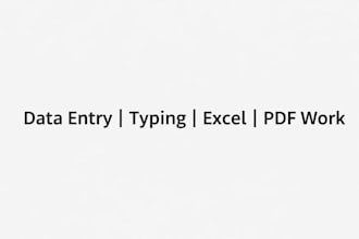 do fast data entry and typing work