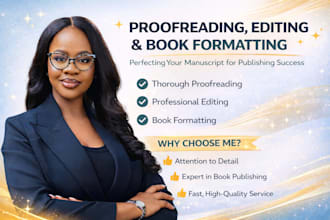 proofread and edit your manuscript for clarity, grammar, and flow