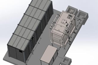 design 3d models and technical drawings for water treatment plants