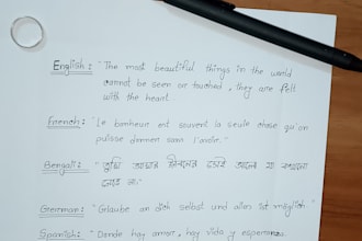 write aesthetic handwritten letters and notes for you