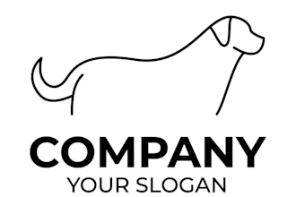 do a modern cat dog animal and pet logo design