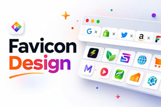 design modern website favicon in 24 hours