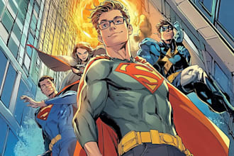 design professional superhero comic artwork