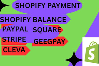 activate your shopify payment,paypal,stripe