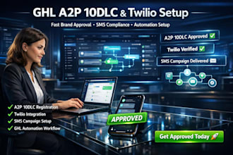 gohighlevel a2p 10dlc registration twilio SMS brand approval ghl automation