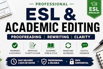 professionally edit your esl or academic writing