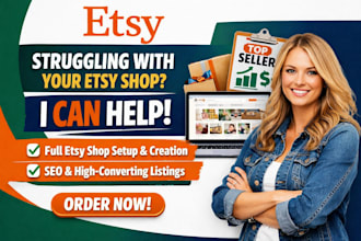 do etsy shop setup etsy creation seo and listing as an etsy specialist