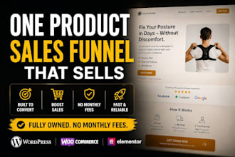 build a one product sales funnel that converts