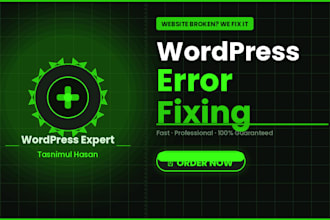 fix wordpress errors bugs and broken website