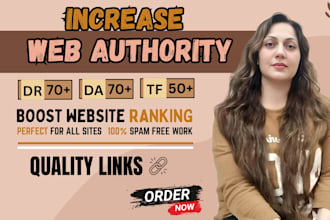 do DR da tf optimization with strong high da backlink strategy