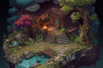 2d game mobile art
