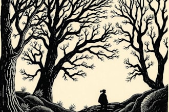create awesome linocut illustration art