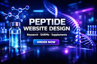 build fda complaint peptide, research peptide, or nutraceutical website