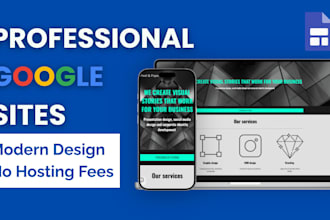 create a clean google sites website from your content