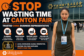 be your canton fair guide, sourcing and factory visit partner