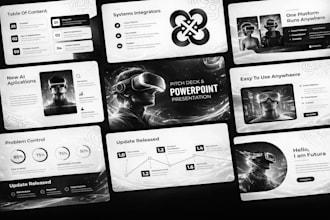 design ai startup investor ready training pitch deck powerpoint presentation