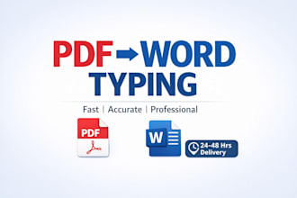 do fast and accurate PDF to word typing