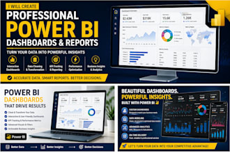 create power bi dashboards and reports for your business