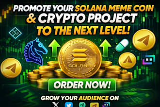 boost solana memecoin promotion, solana memecoin marketing, telegram promotion