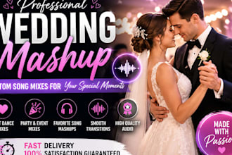 create a seamless mashup of your wedding or party
