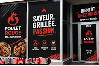 design professional window graphic