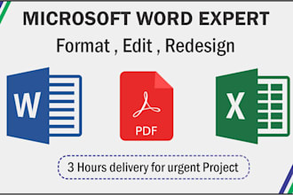 do ms word templates design, edit, format ms word document and letterhead