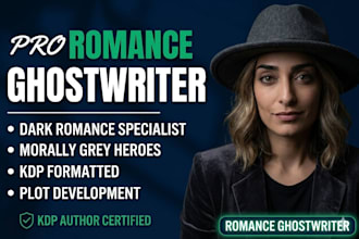 ghostwrite dark romance chapters with morally grey heroes