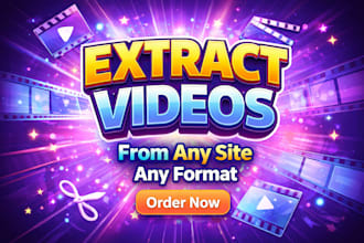 extract or capture online video from websites and social media