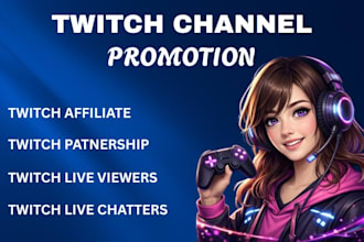 promote your twitch channel to real audience