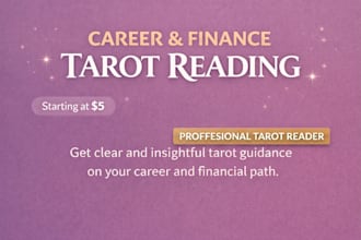 give tarot readings for prefect career and better finance